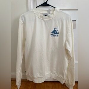 Adidas Adventure Off White Mens Crew Size Small